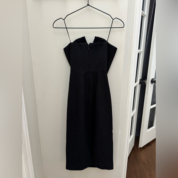 New Dress the Population Perla Midi Dress in Black - Picture 8 of 11